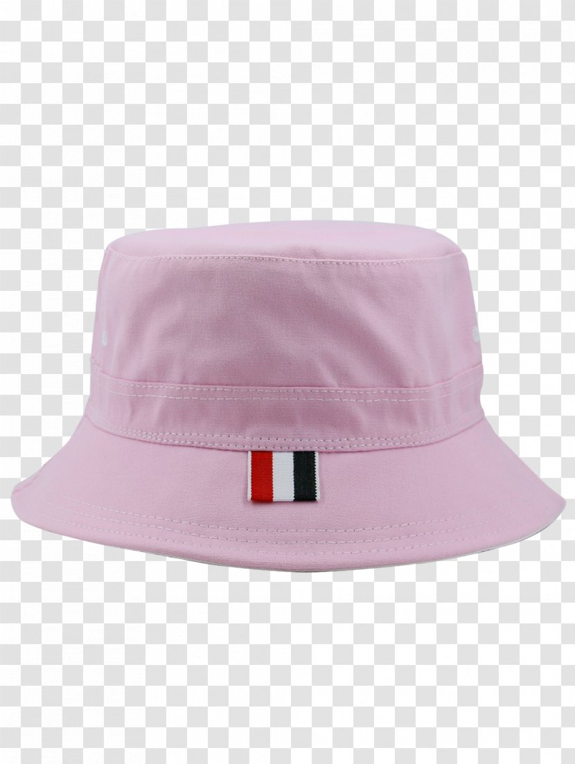Woman With A Hat Headgear Pink M Embroidery - Cap - Solid Sunscreen Transparent PNG