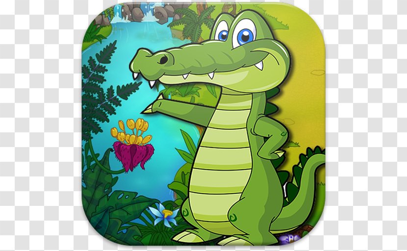 Reptile Alligators Cartoon Character - Green Transparent PNG