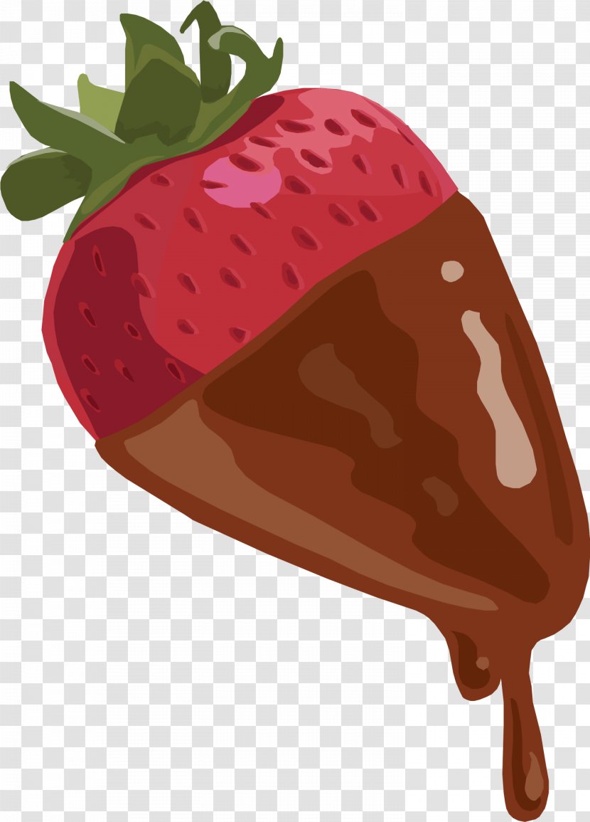Strawberry Milkshake Chocolate-covered Cherry Torte - Food - Chocolate Transparent PNG