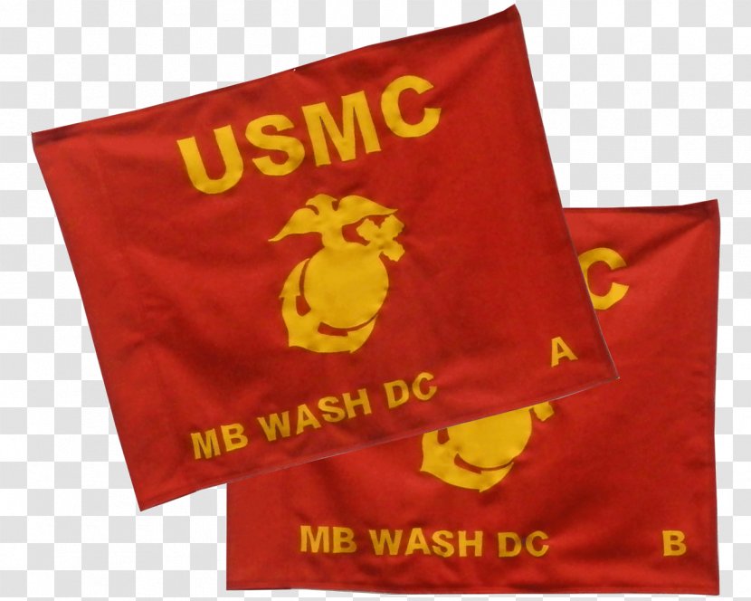 Flag Of The United States Marine Corps Guidon - Recruit Training - Graduation Banner Transparent PNG