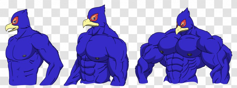 Falco Lombardi Star Fox Line Art Muscle - Cartoon - Falcon Transparent PNG