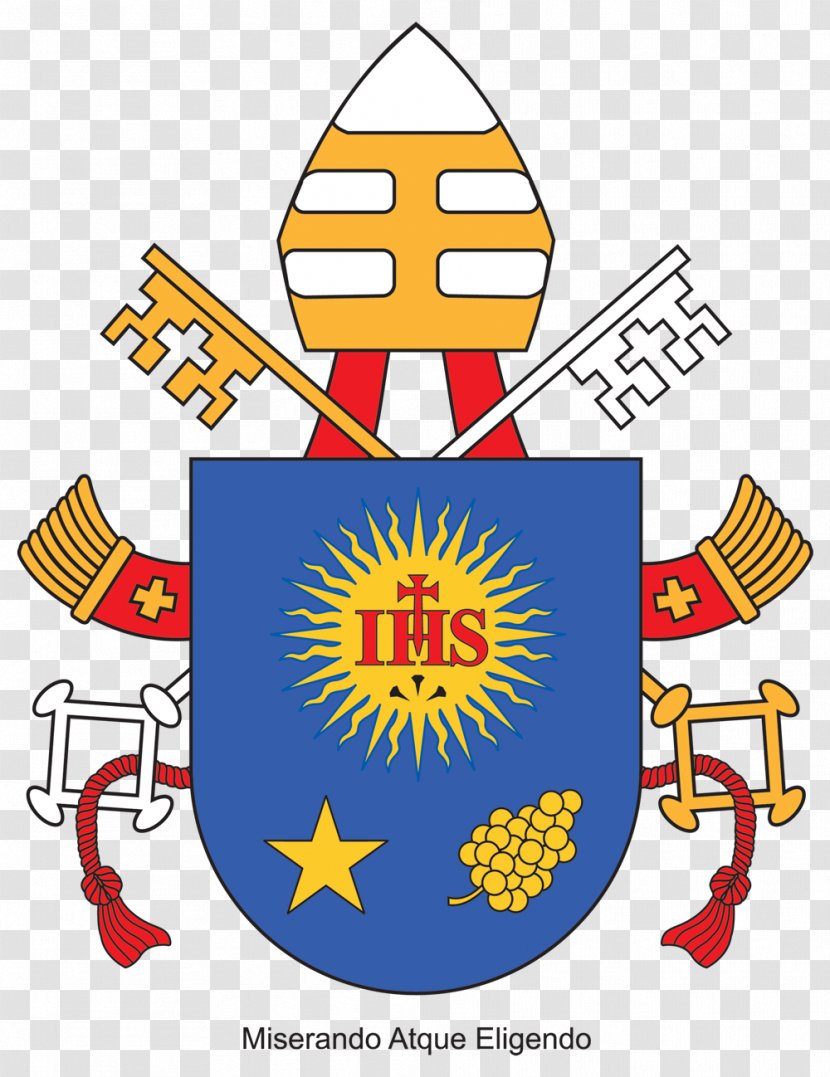 Vatican City Coat Of Arms Pope Francis Catholicism Priest - Yellow Transparent PNG