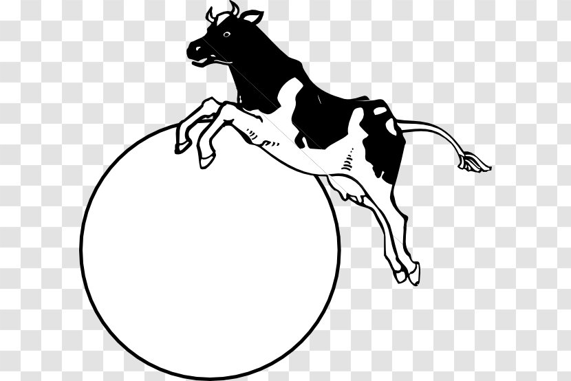 Cattle Moon Clip Art - Joint - Jump Over Cliparts Transparent PNG