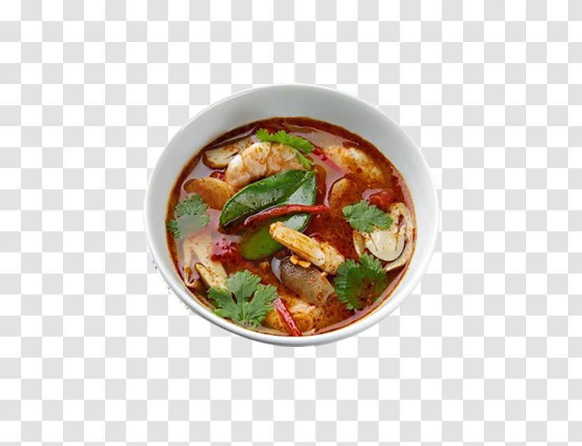 Tom Yum Asian Cuisine Thai Kha Kai Japanese - Coconut Milk - Lobster Vegetable Soup Transparent PNG