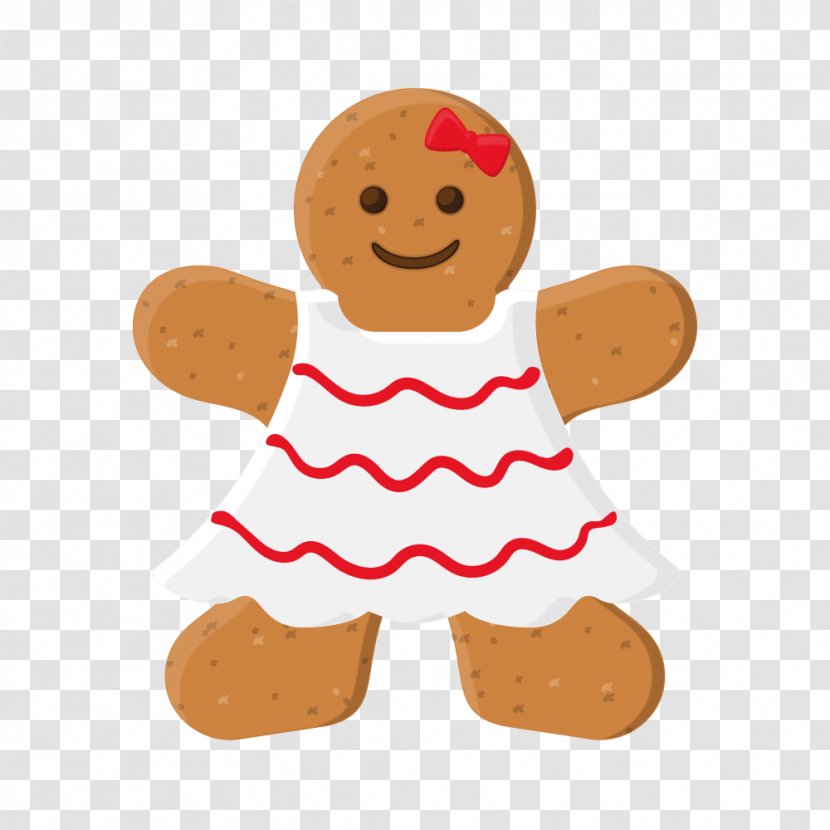 Gingerbread Man Biscuits Christmas Day Food Transparent PNG