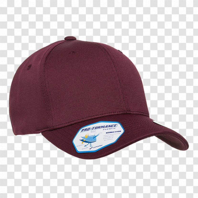 Baseball Cap Maroon Transparent PNG