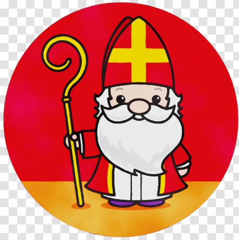 Santa Claus Cartoon - Glasses - Smile Dishware Transparent PNG