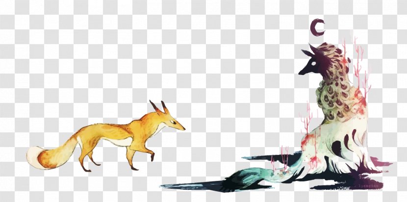 Fox Fauna Pet Illustration - Vector Transparent PNG