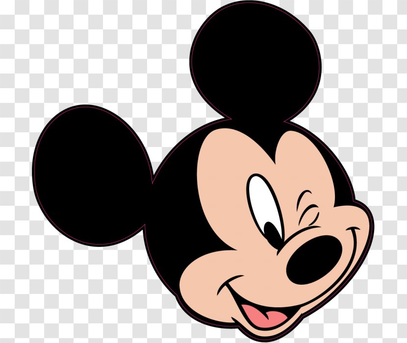 Mickey Mouse Minnie Wink Drawing Clip Art - Flower Transparent PNG