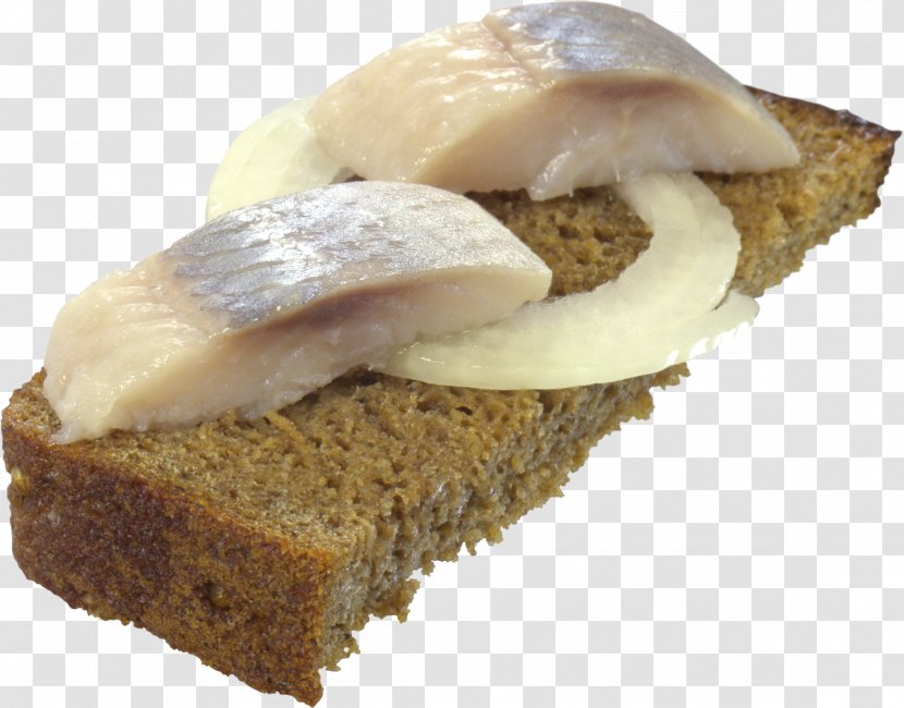 Butterbrot Clupea Fish Dish - Sandwich - Sandal Transparent PNG