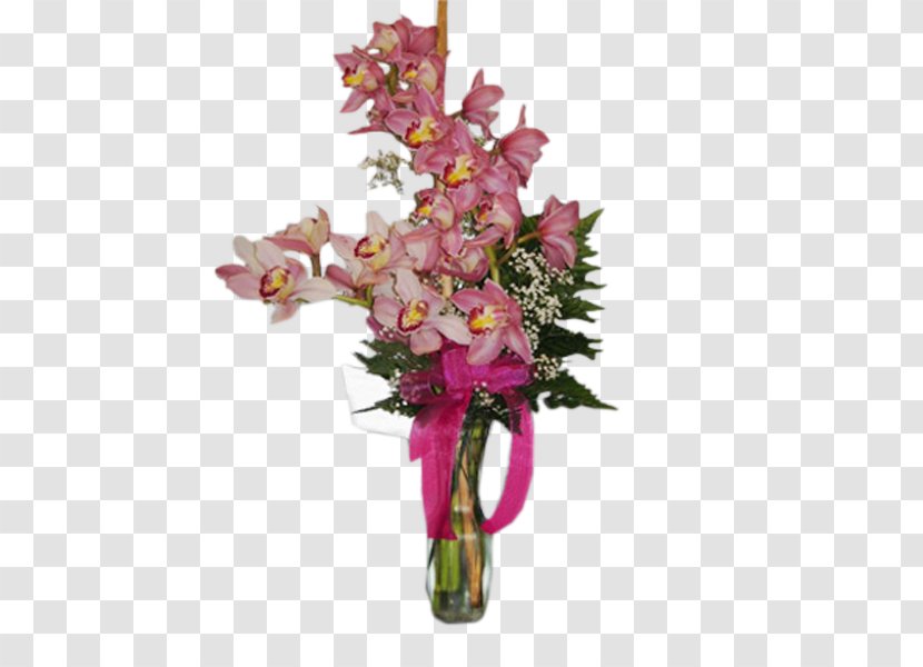 Pink Flowers Background - Flower Delivery - Cattleya Cornales Transparent PNG