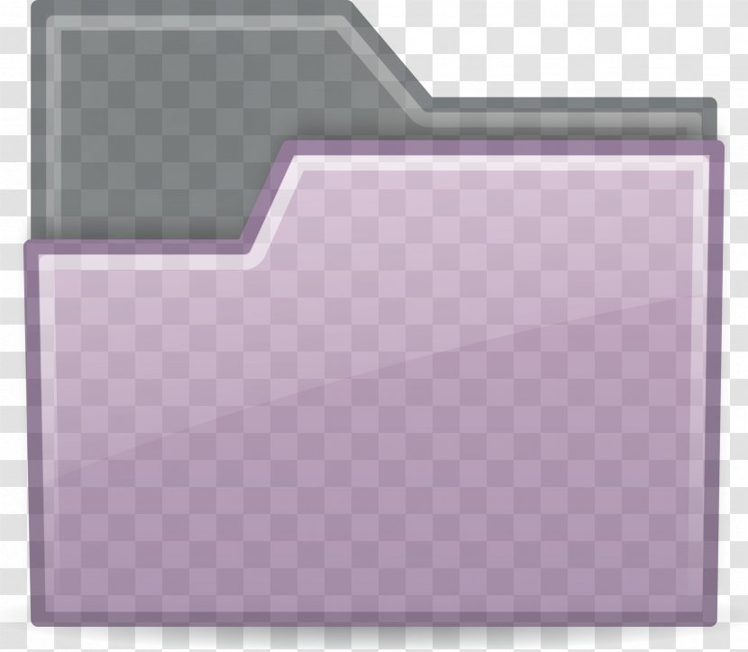 Directory Icon - Violet - Material Property Rectangle Transparent PNG