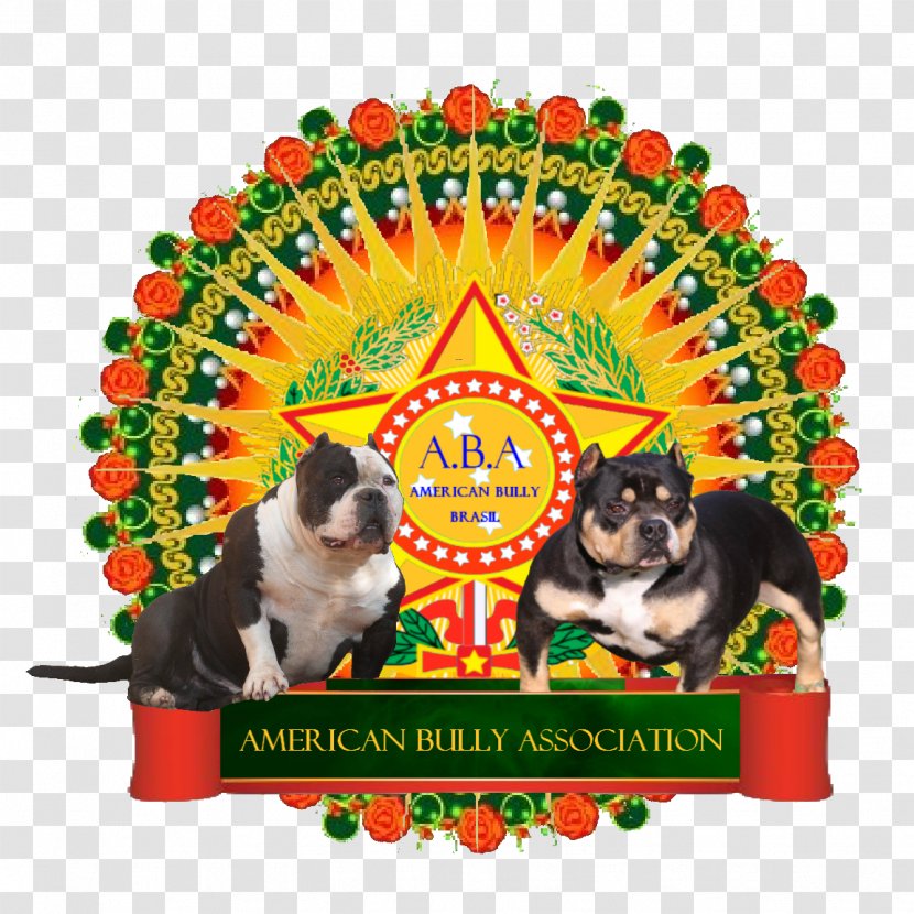 American Bully Dog Breed Purebred Applied Behavior Analysis - Christmas Decoration Transparent PNG