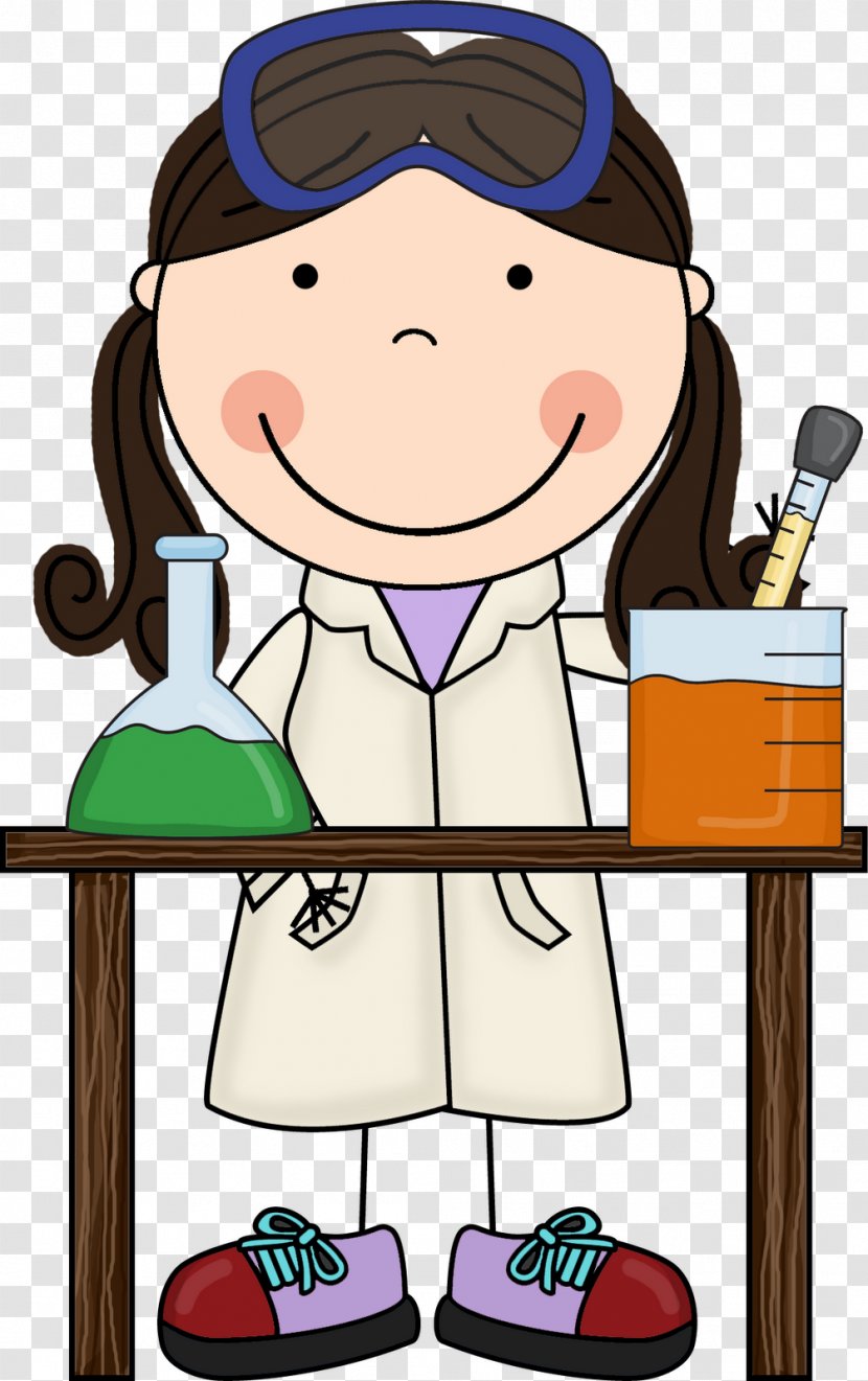 Scientist Science Fair Clip Art - Child - Kids Clipart Transparent PNG