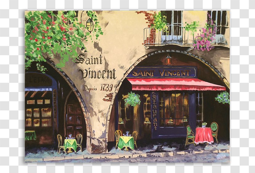 Cafe Painting The Starry Night France Art - Artist Transparent PNG