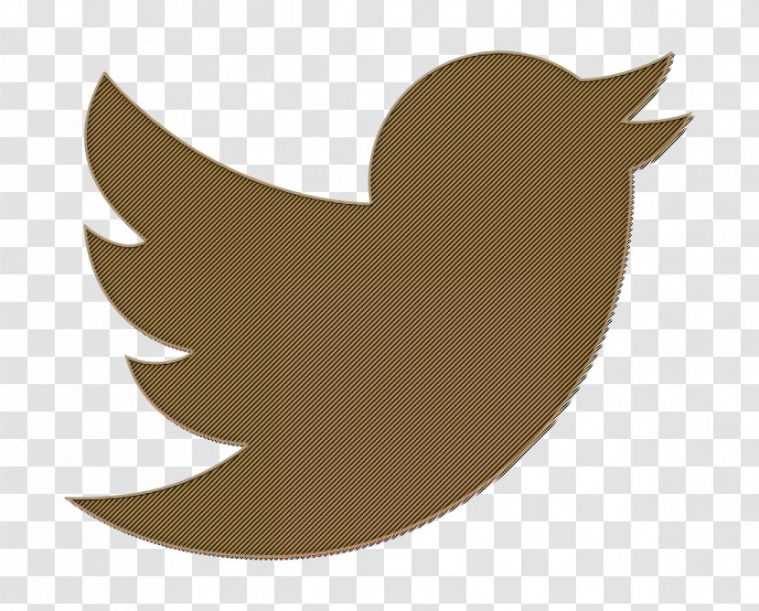 Bird Icon Flying Media - Brown - Logo Wing Transparent PNG