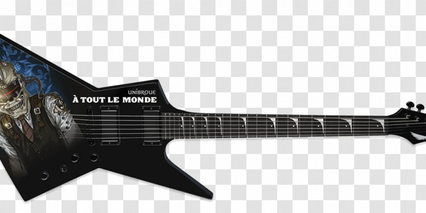 Electric Guitar Bass Vic Rattlehead Dean Dave Mustaine Zero Guitars - Slide Transparent PNG