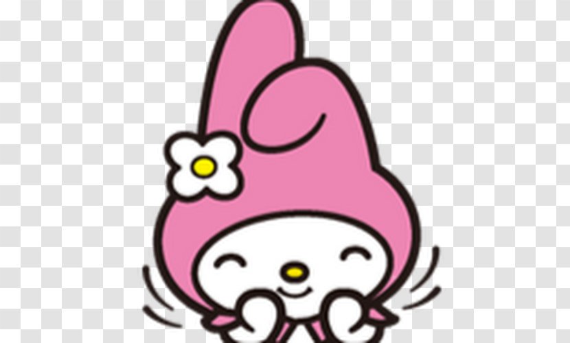 My Melody Hello Kitty Cartoon Sanrio Drawing - Clownish - Kuromi Transparent PNG