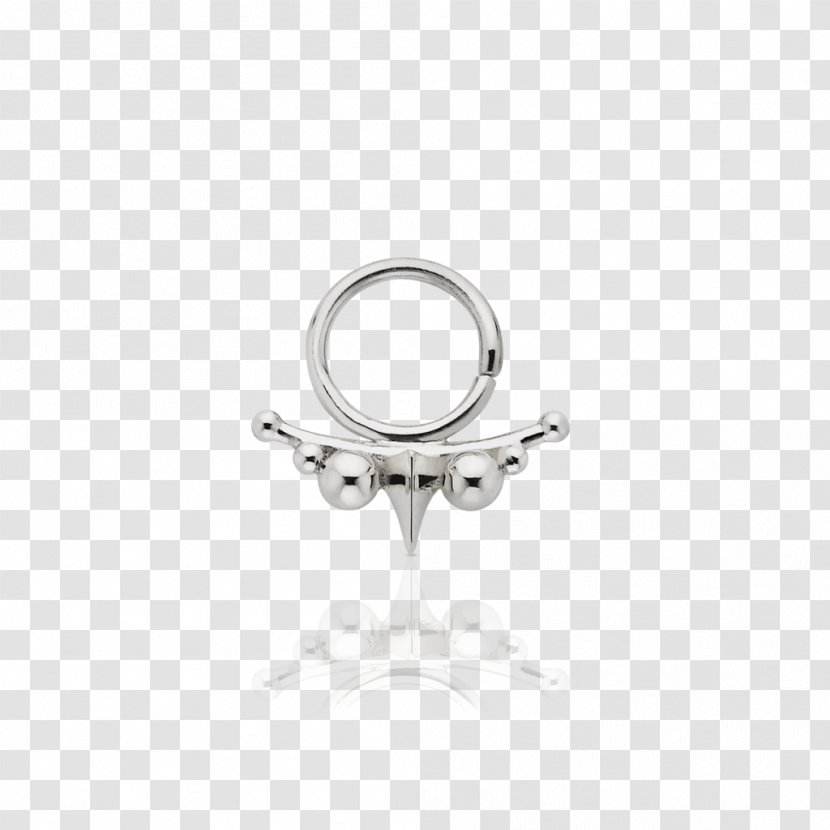 Locket Silver Body Jewellery - Ring - Nose Piercing Transparent PNG