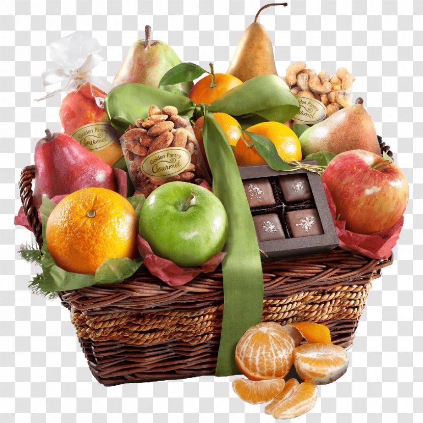 Food Gift Baskets Fruit Orchard - Hamper - Basket Transparent PNG