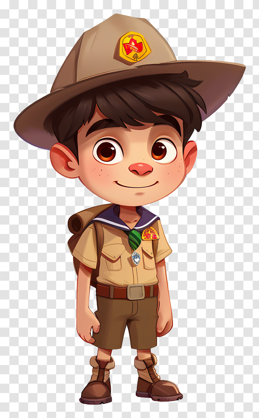 Boys Scout - Cute Boy Scout In Uniform Transparent PNG