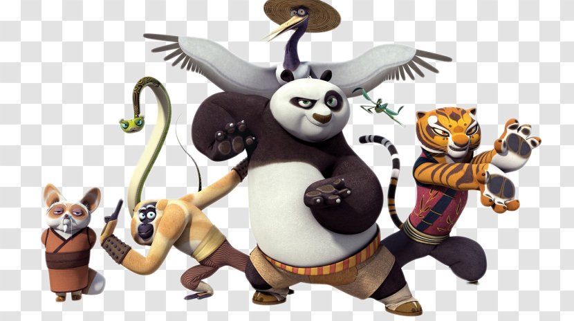 Po Giant Panda Tigress Tai Lung Master Shifu - Kung Fu 2 - Dreamworks Animation Transparent PNG