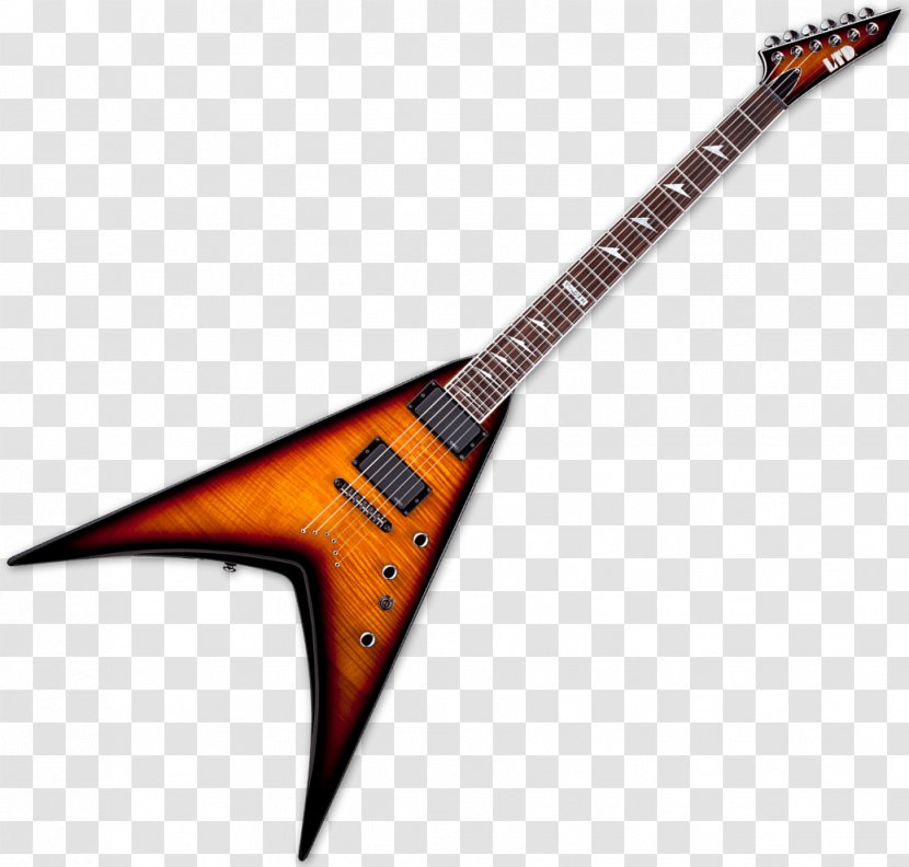 Electric Guitar Musical Instruments Gibson Flying V String - Instrument Accessory Transparent PNG