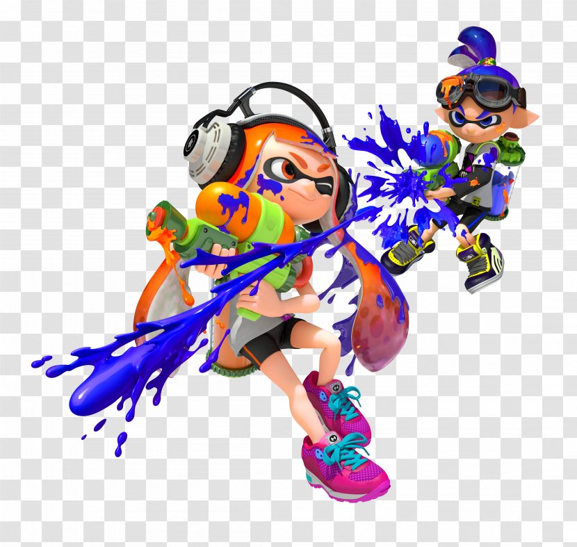 Splatoon 2 Wii U Nintendo Switch - Multiplayer Video Game - Summer Discount For Artistic Characters Transparent PNG
