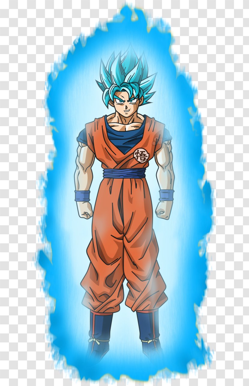 Goku Vegeta Majin Buu Gohan Goten - Flower - Blue Aura Transparent PNG