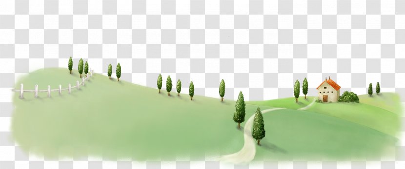 Animation Landscape Cartoon Wallpaper - Organism - Open Field Transparent PNG