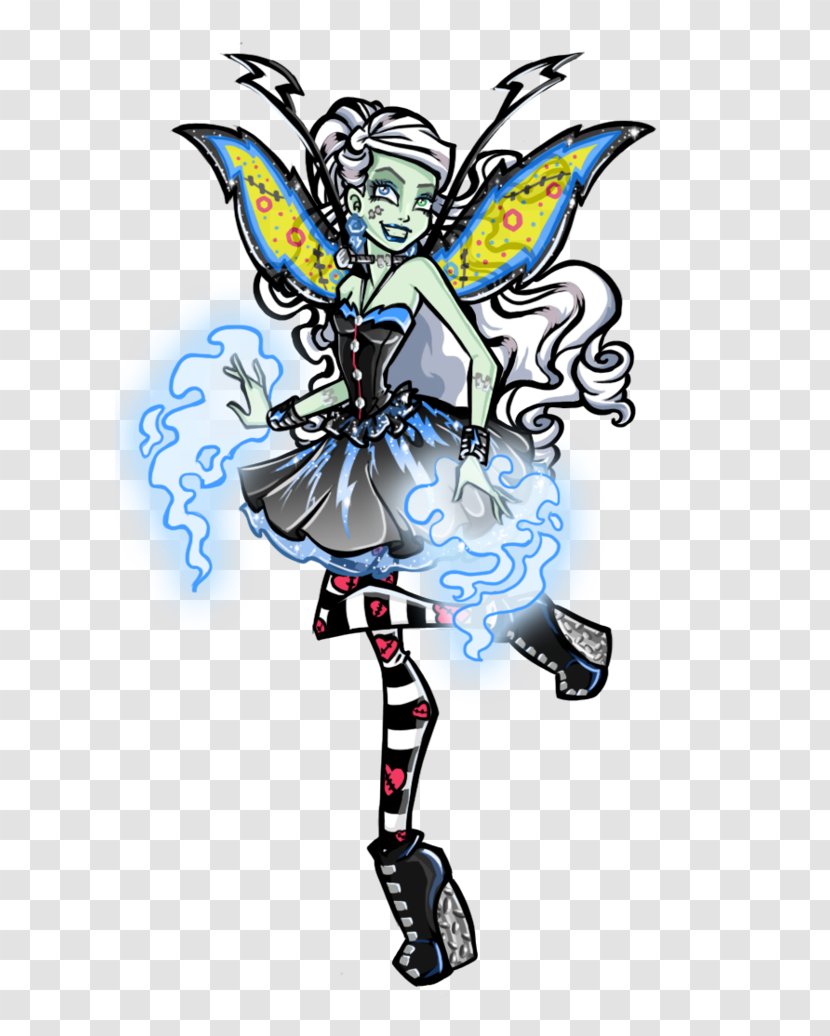 Fairy Monster High Frankie Stein Doll Ever After - Great Minds Think Alike Transparent PNG