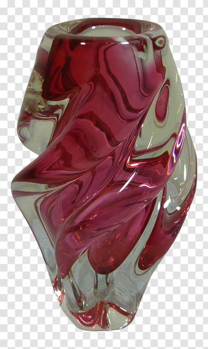Vase Glass Unbreakable - Magenta Transparent PNG