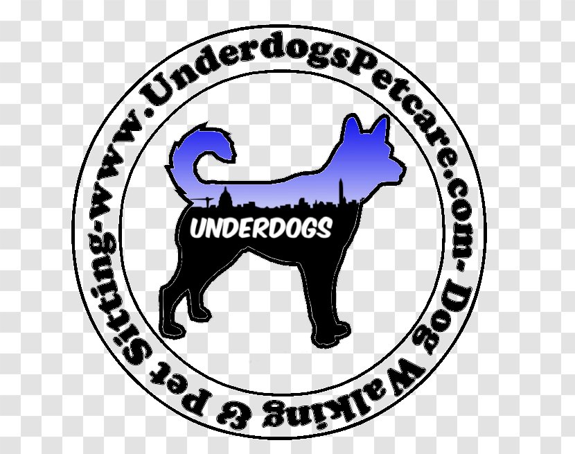 Logo Sticker Font - Dog Like Mammal - Underdog Transparent PNG