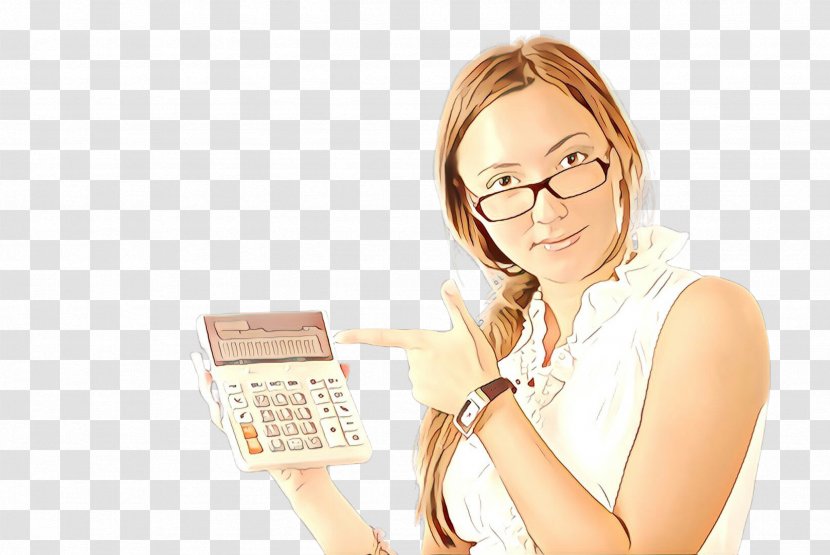 Glasses - Corded Phone Telephone Operator Transparent PNG