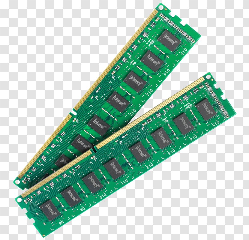 DIMM DDR3 SDRAM Laptop DDR4 Desktop Computers - Computer Data Storage Transparent PNG