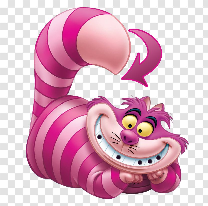Cheshire Cat Alice's Adventures In Wonderland Mad Hatter White Rabbit - Smile Transparent PNG