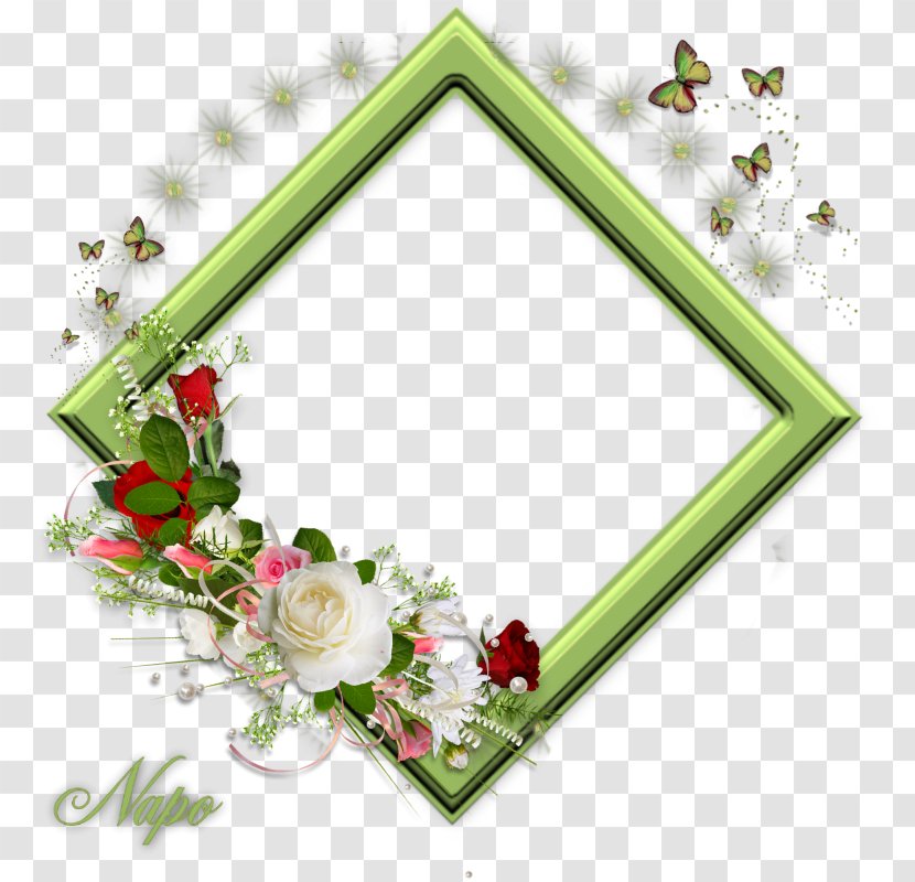 Floral Design Picture Frames Photography - Flower Transparent PNG