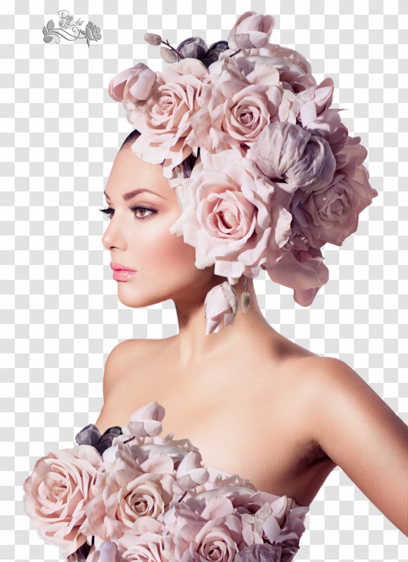 Hair Barrette Flower Woman Fashion - Arranging Transparent PNG
