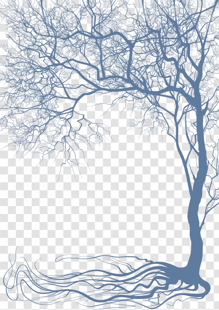 Tree Wall Decal Branch Wallpaper - Dry - And Roots Transparent PNG