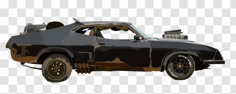 Car Max Rockatansky Jim Goose Mad Ford Falcon - Automotive Design Transparent PNG