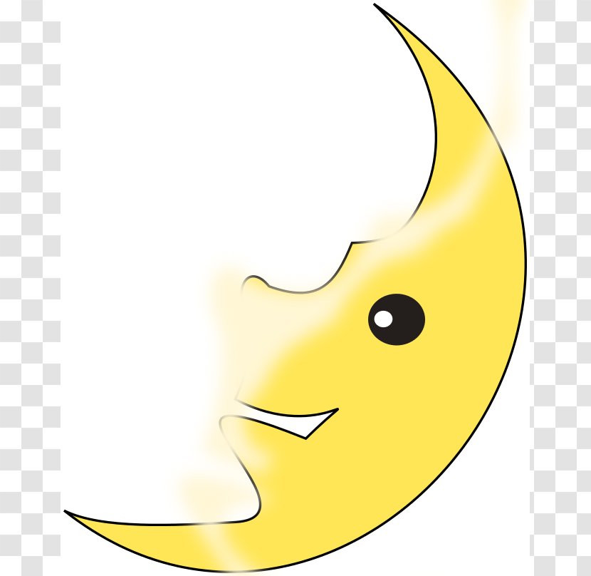 Moon Lunar Eclipse Clip Art - Beak - Grinning Smiley Transparent PNG