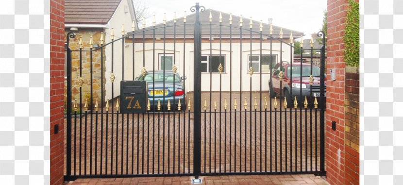 Fence Facade Property Door - Iron - Wrought Gate Transparent PNG