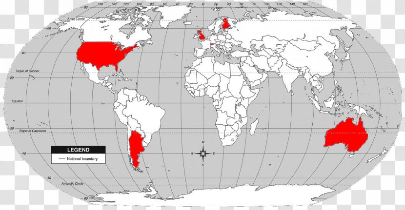 World Map Geography Border - Mapa Polityczna Transparent PNG