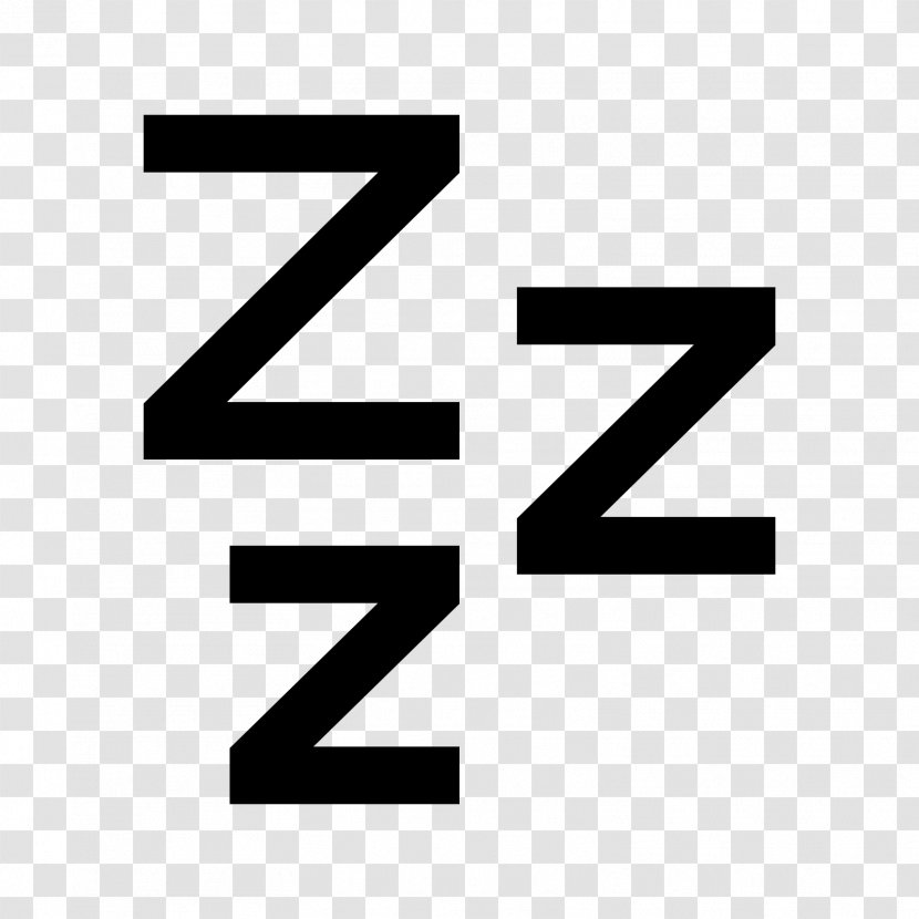 Sleep Font - Symbol - Snoring Transparent PNG