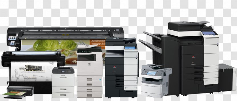 Photocopier Konica Minolta Multi-function Printer Image Scanner Standard Paper Size Transparent PNG