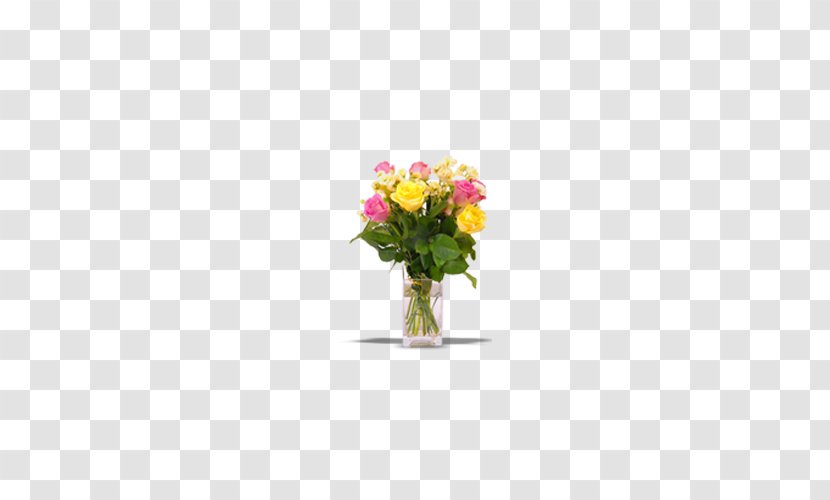 Flowers In A Vase Rose - Floristry Transparent PNG
