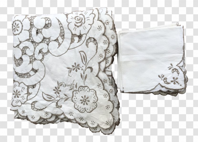 Textile - White - Napkin Transparent PNG