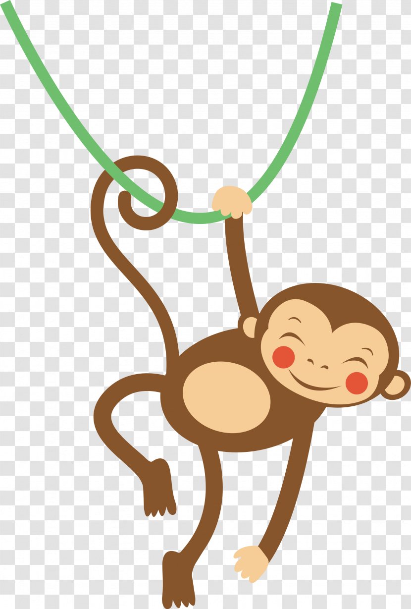 Chimpanzee Monkey Cartoon Clip Art - Cartoon,letter,animal,star Transparent PNG
