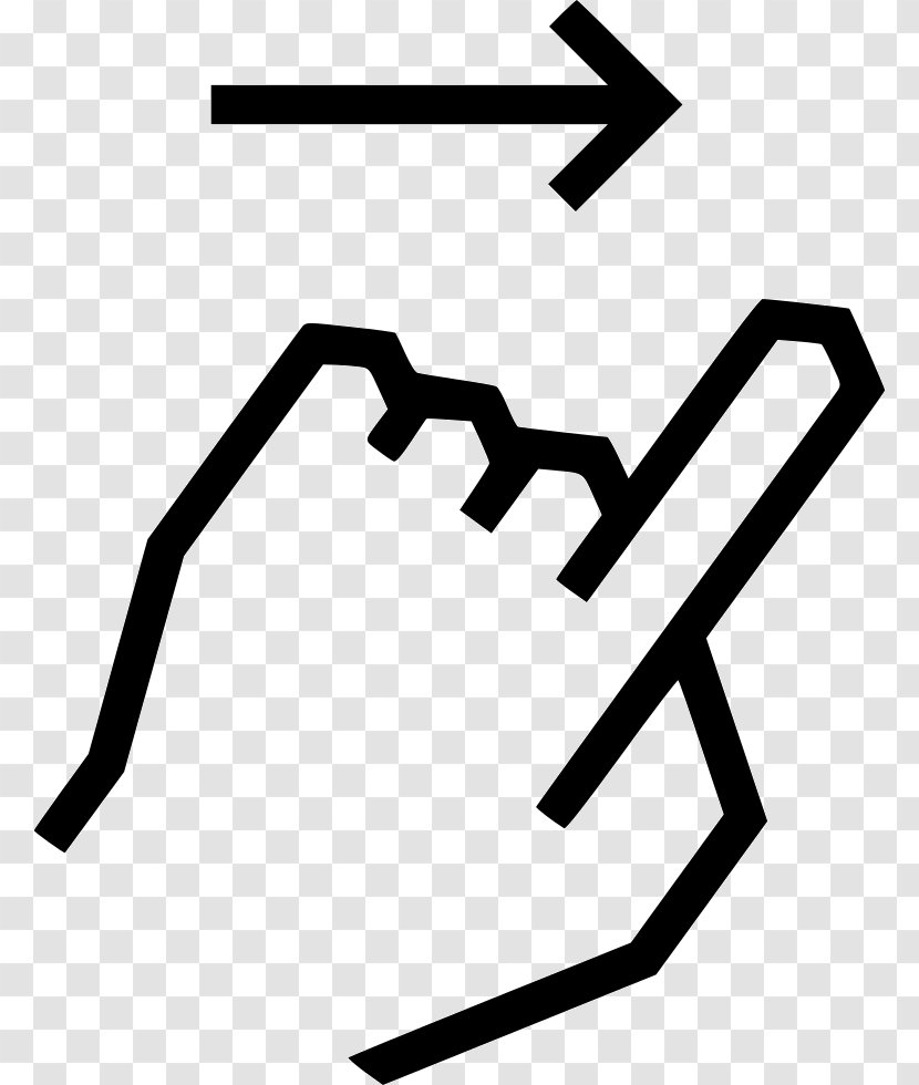Clip Art Gesture - Triangle - Down Arrow Transparent Transparent PNG