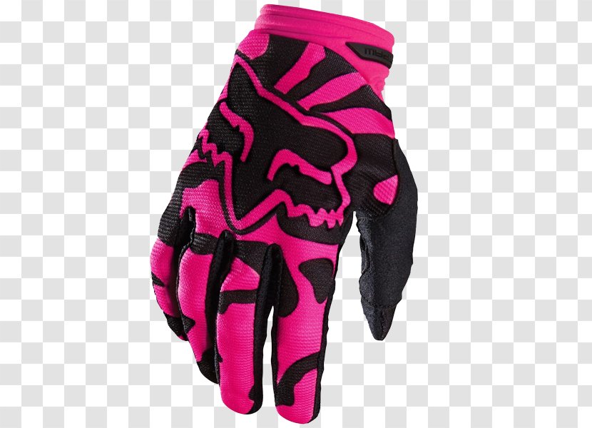 Fox Racing Glove Motorcycle Motocross Clothing - Revzilla Transparent PNG